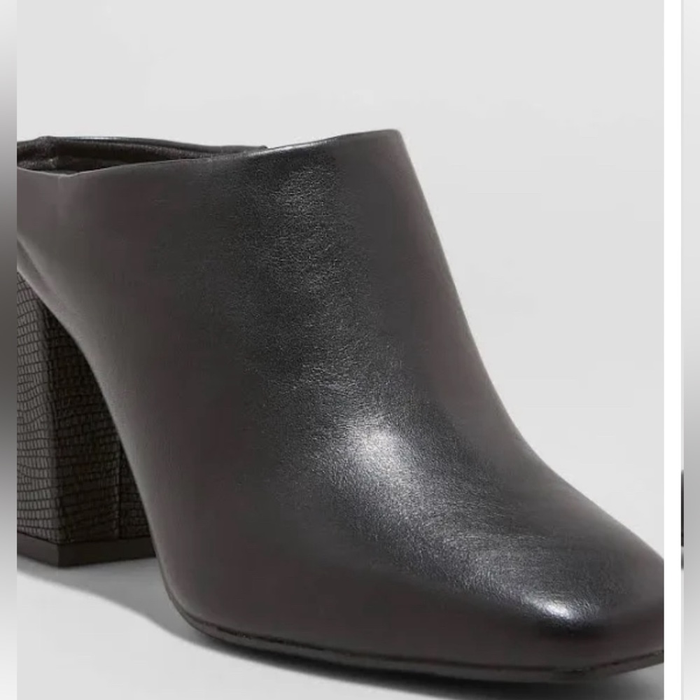 A New Day Black Mule Heels